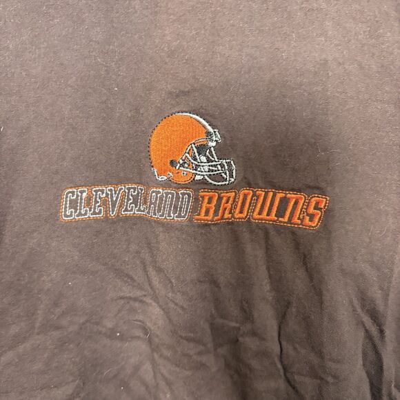 Cleveland Browns T-Shirt Sz M NFL Team Apparel Brown Logo Tee Football Fanwear - Picture 2 of 7